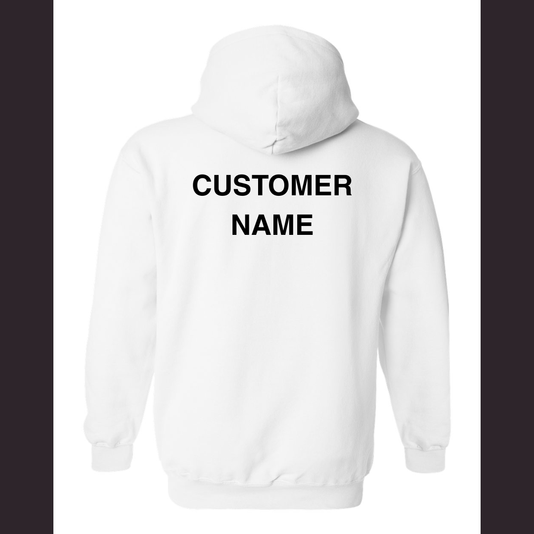 Custom Glass Coaching Hoodie